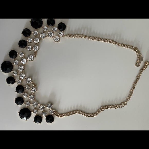 J. Crew Factory Jewelry - J Crew Factory black & cz necklace